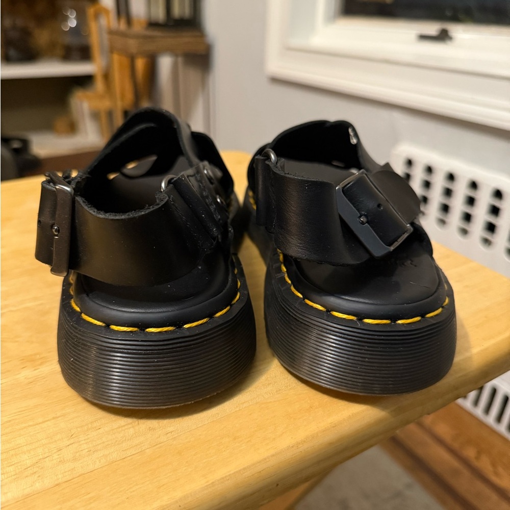 Dr Martens Zane Brando Leather Slingback Sandals 7 - Picture 9 of 15